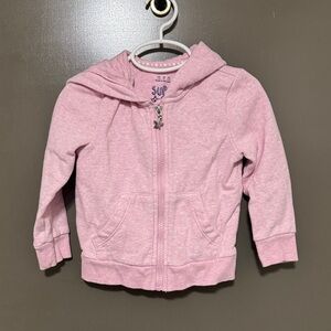 F&F Light Pink Kids Zip-Up Hoodie